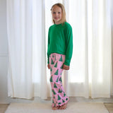 Royal Standard Girls Noelle Tree Ruffle Sleep Pants
