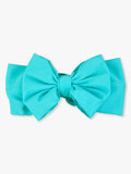 Ruffle butt swim bow headband