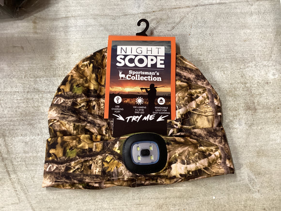 Night Scope Led Beanie Camo