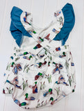 Baby Girl Duck Romper