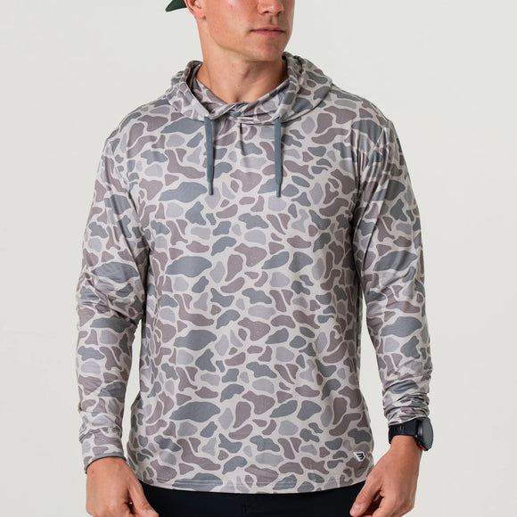 Burlebo Men’s performance Hoodie- Classic Deer Camo