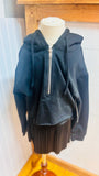Tween half zip soft jacket