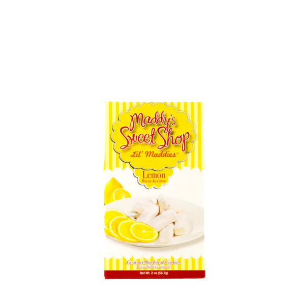 Lemon Shortbread Cookies 2oz