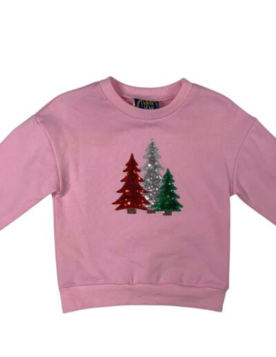 Sparkly Christmas tree sweatshirt