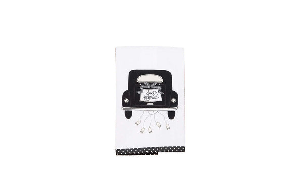 Just married tea towel - Brittney