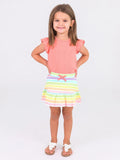 Ruffle Butts Rainbow Skort