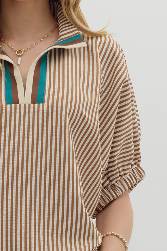 Striped Pop Top