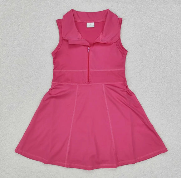 Hot Pink Athletic Dress