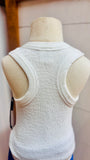 Kids smocking sleeveless tank