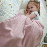 Goose Waddle Rose Blanket