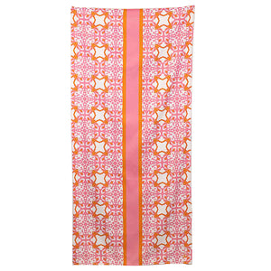 Palace Tile Beach Towel In Pink/Orange