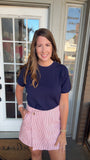 Grace Top Navy