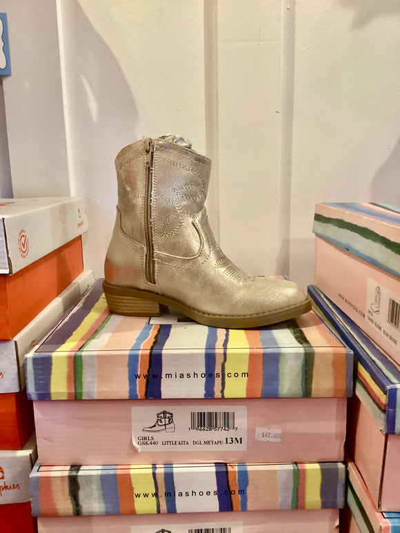 Mia Kids Little Kita Dusty Gold Boots