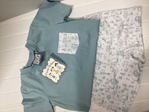 Egg hunt boys short set