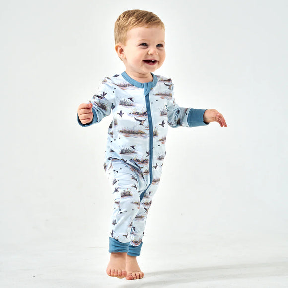 Burlebo Baby Zip up- Duck Hunt