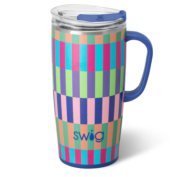 Swig travel mug - brite  stripe