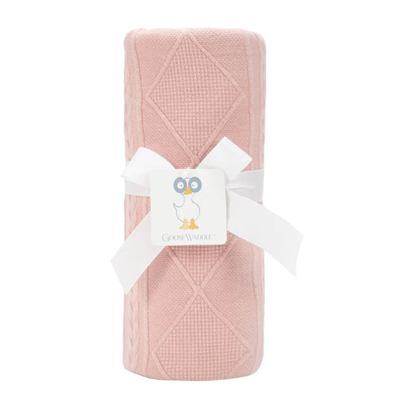 Goose waddle knit blanket - Morgan
