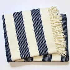 Stripe throw blanket