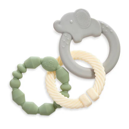 Itzy ritzy teething ring set - savanna