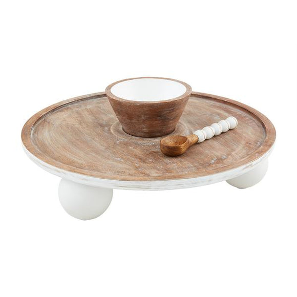 Mudpie pedestal chip n dip - Brittney