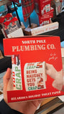 North Pole plumbing co. Christmas Toilet paper