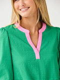 Mary Square Green Cooper Dress