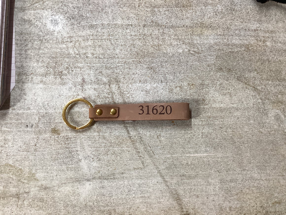 Zip Code Key Ring