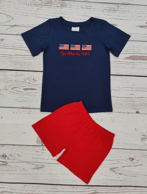 Boys God Bless the USA set