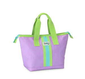 Swig Purple and green lunchbag