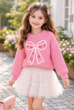 Pink Bow and Heart Sweater
