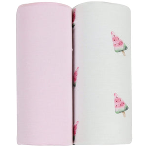 Goose waddle 2 pack swaddle blanket set- Morgan