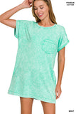 Washed t-shirt dress
