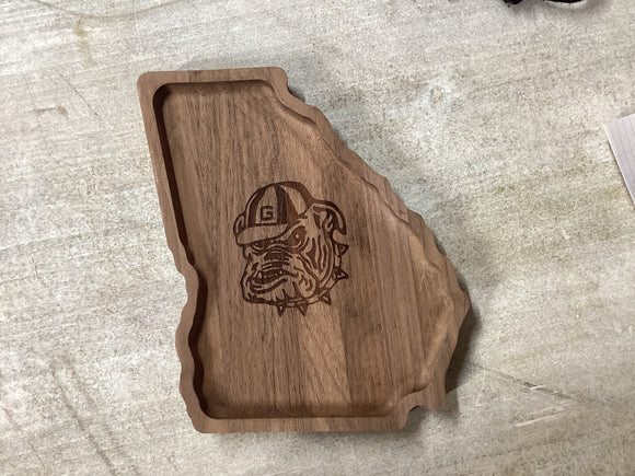 Wooden Georgia Tray