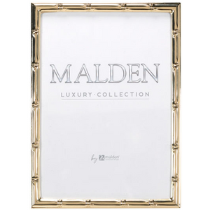 Malden 4x6 gold bamboo picture frame - Brittney