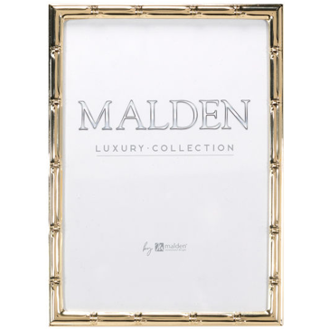 Malden 4x6 gold bamboo picture frame - Brittney