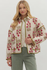 Floral Haven Jacket