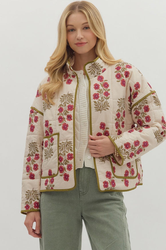 Floral Haven Jacket