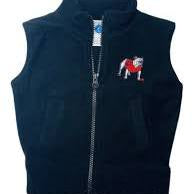 GA bulldogs fleece vest