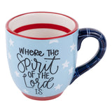 There is freedom mug