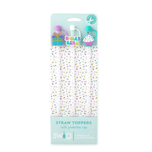 Swig straw toppers - make a wish