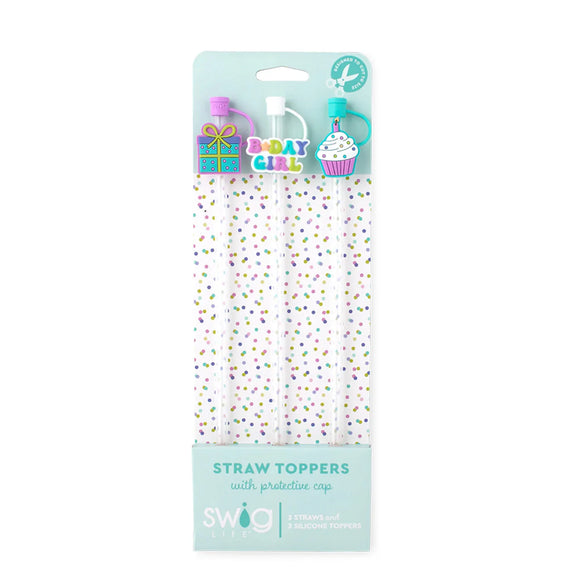 Swig straw toppers - make a wish