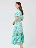 Trellis Tiles Mary Square Dress