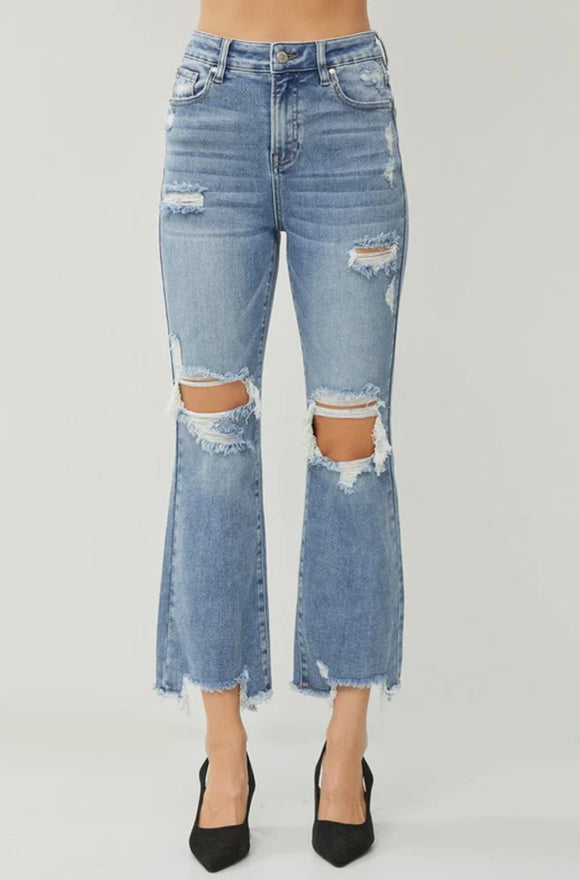 Risen High Rise Medium Wash Jean