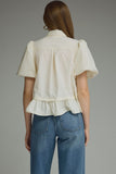 All Over The Town Cream Top