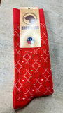 Brown dog golf socks