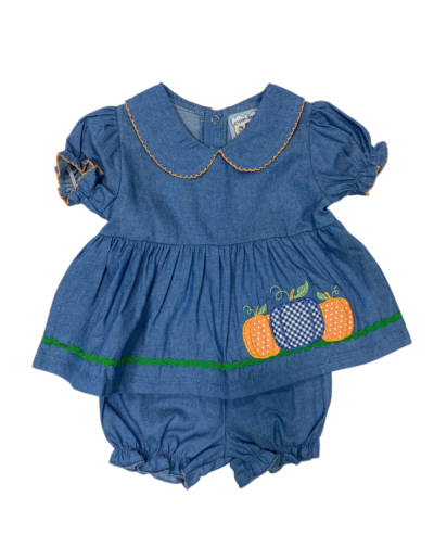 Three sister pumpkin patch bloomer set