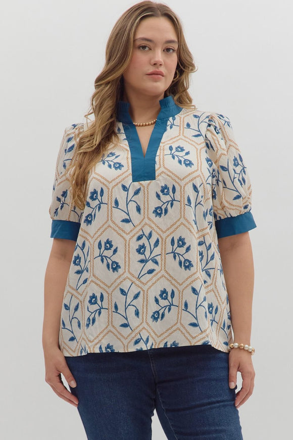 Vintage Floral Top
