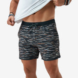 Burlebo Men’s Swim Trunks- Wetland Camo