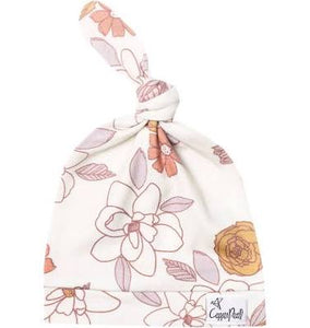 Newborn top knot hat-Morgan