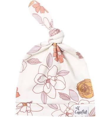 Newborn top knot hat-Morgan